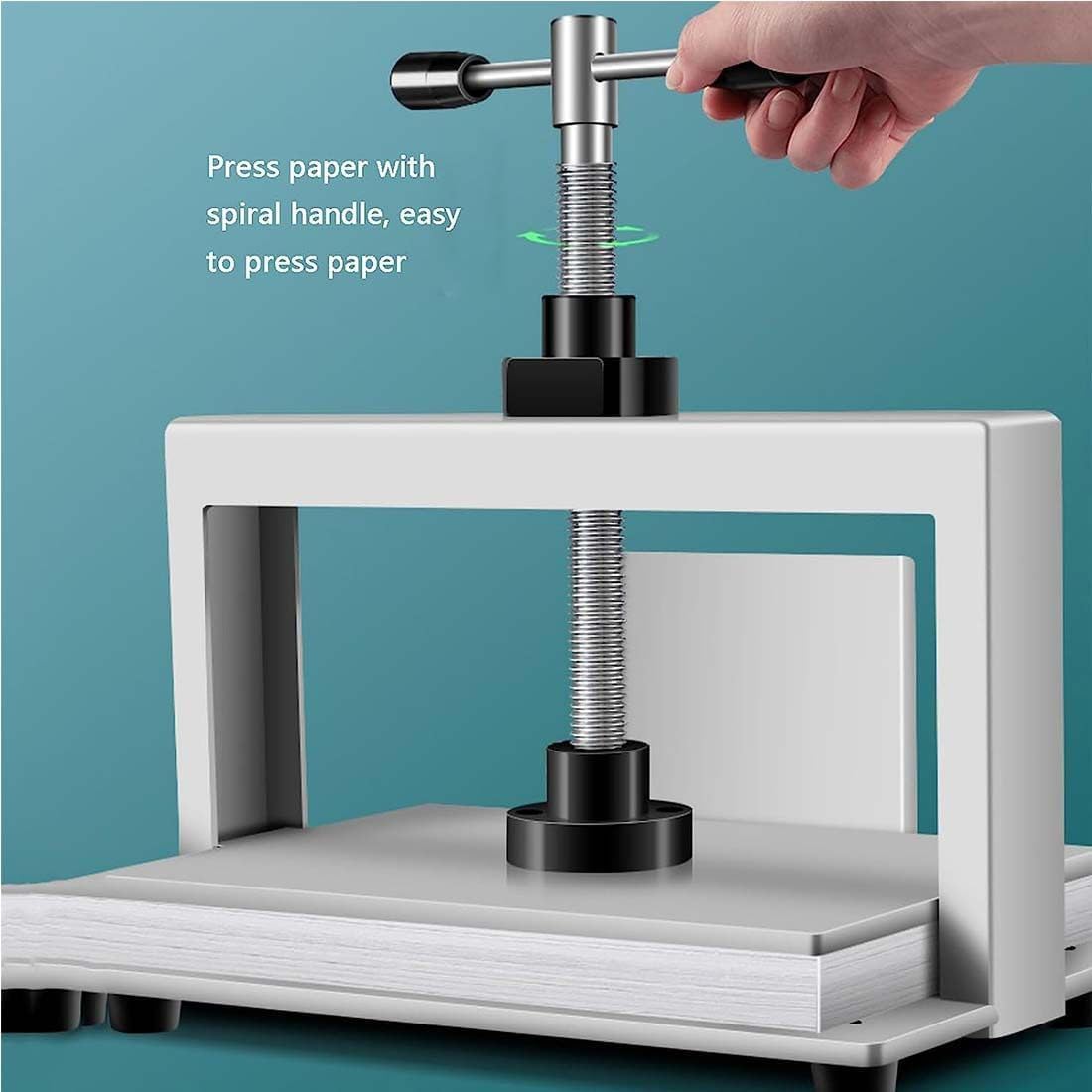 A3/a4 acciaio note fattura appiattimento macchina, macchina manuale della stampa di carta, note raccoglitore del libro di fatture, per file finanziario, ordine espresso, valuta, A3