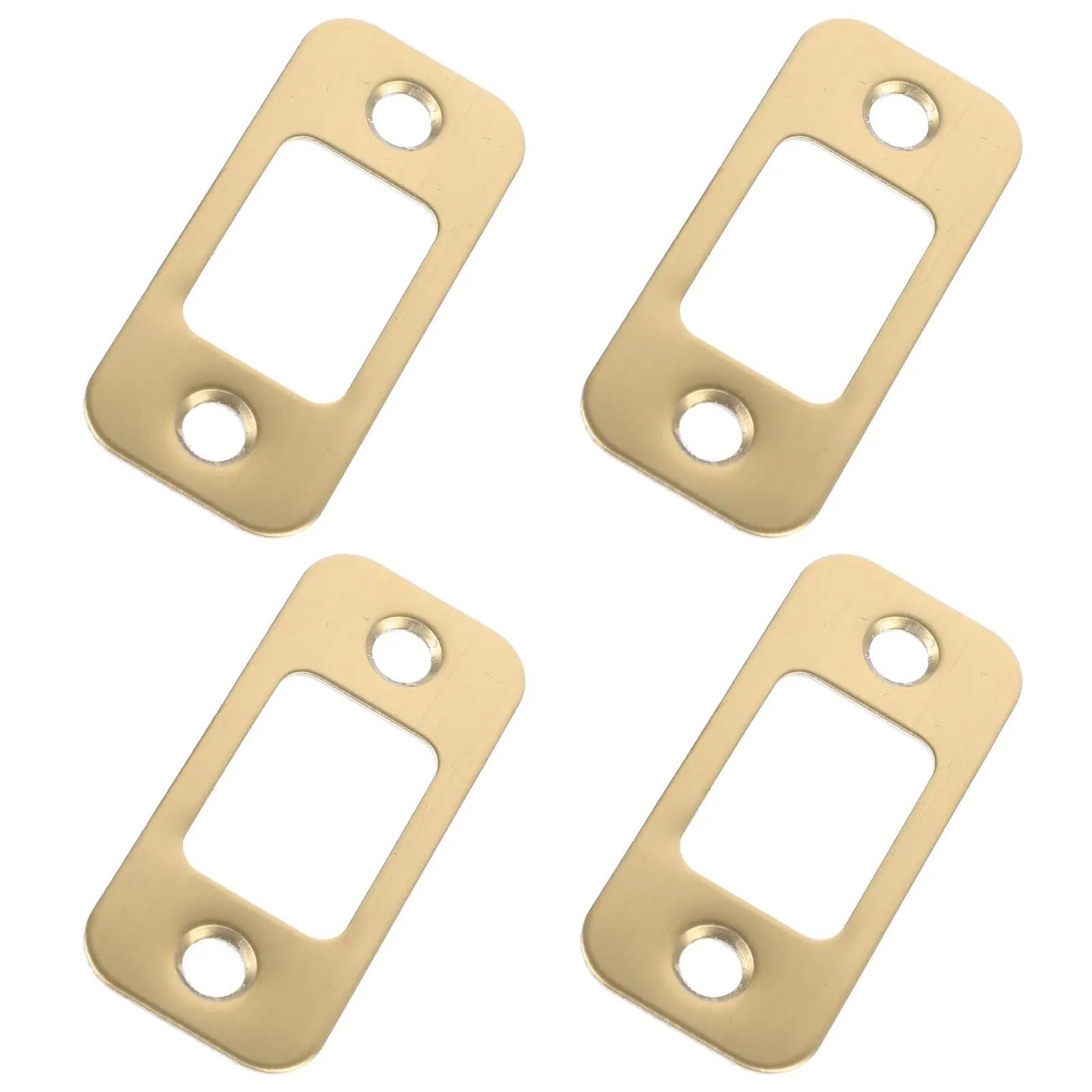 Lot de 20 gâches de porte - Accessoires de verrouillage de porte - Kit de renfort - Loquet de sécurité - Barre latérale en acier inoxydable