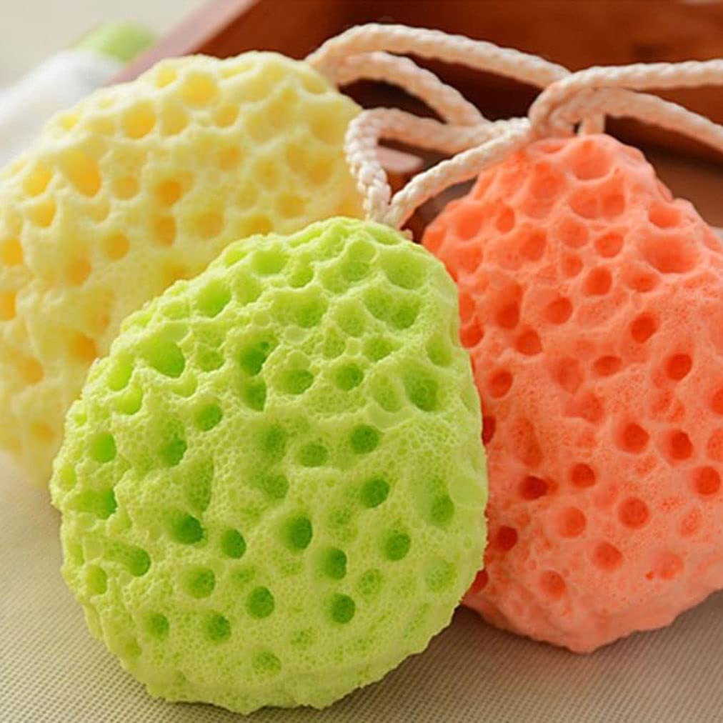 Ręcznik złuszczający Złuszczająca gąbka pod prysznic Loofahs Gąbki pod prysznic Miękka gąbka do ciała dla dorosłych Gąbka do kąpieli dla dzieci Gąbka do szorowania (2/3/4 paczki) Rękawiczki