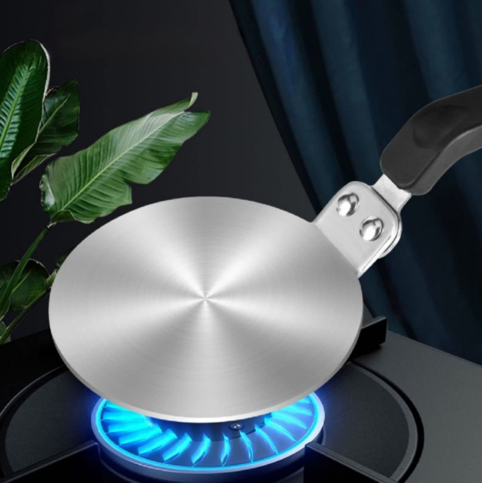 Buy Stainless Steel Stove Diffuser Plate, NISPOTDOR Cooktop Heat