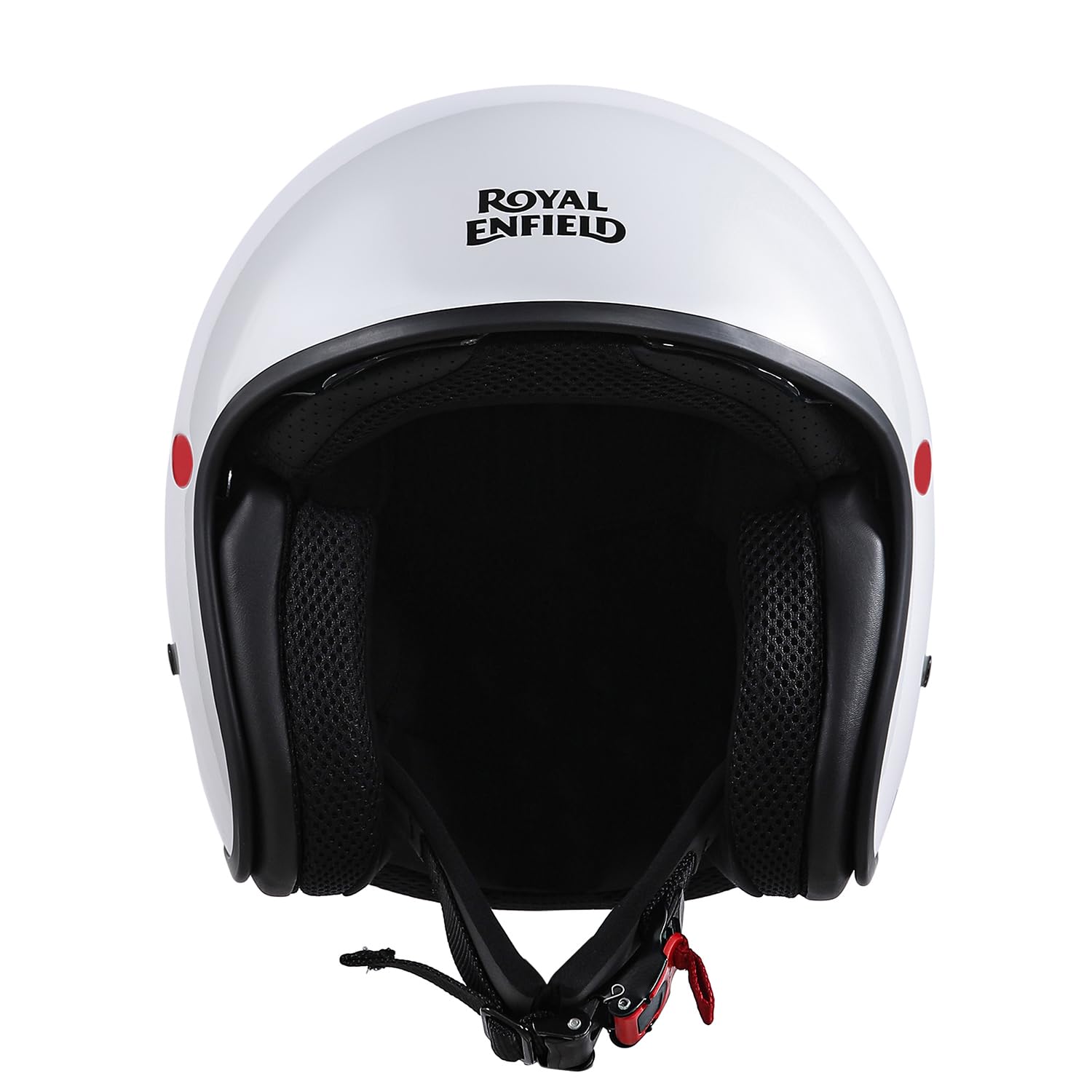 Royal Enfield Open face Helmet Aviator Solid of IED FIB G White(M) 58CM | Material- Fiber Glass | Certification- ISI, ECE and DOT-image-17