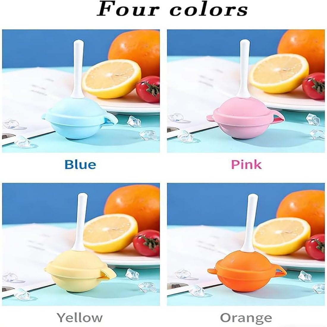 Moldes de helado para piruletas, fácil liberación, grado alimenticio, para jugos caseros, yogur y golosinas congeladas, juego de 12 moldes grandes reutilizables para helado