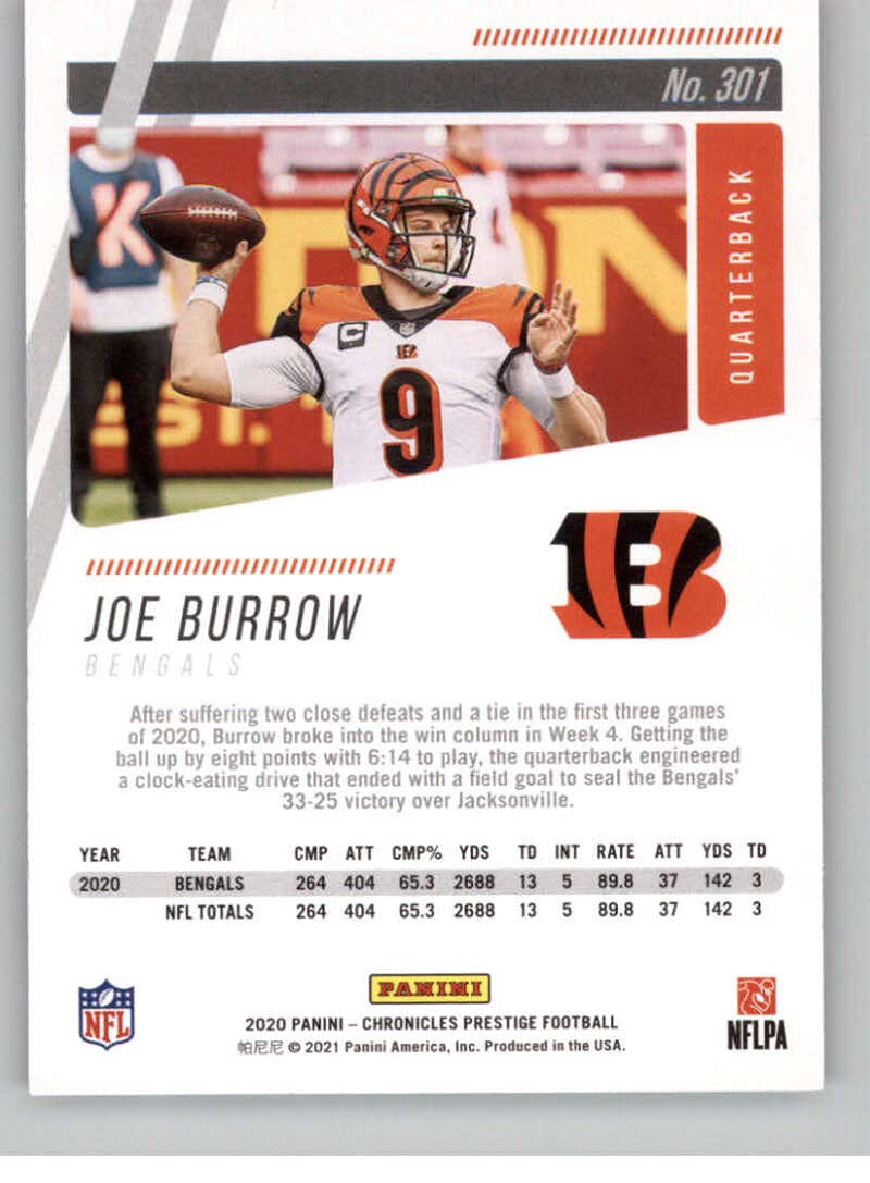 Amazon.com: 2020 Panini Chronicles Prestige Rookies Update #301