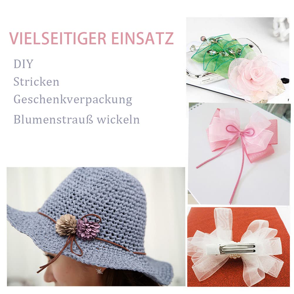 2 ROTOL NASTRNO ORGANZA ROSA 3 CM X 45 M 9032 | Bombonere, Nastr, Fa da te