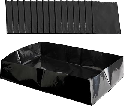 Adnee 15 Pcs Mushroom Monotub Liners-19" x 13" x 4" Monotub Liner Fit Up to 66 Quart Monotub-Monotub Plastic Liners for Mushroom Growing Supplies Liner Replacement