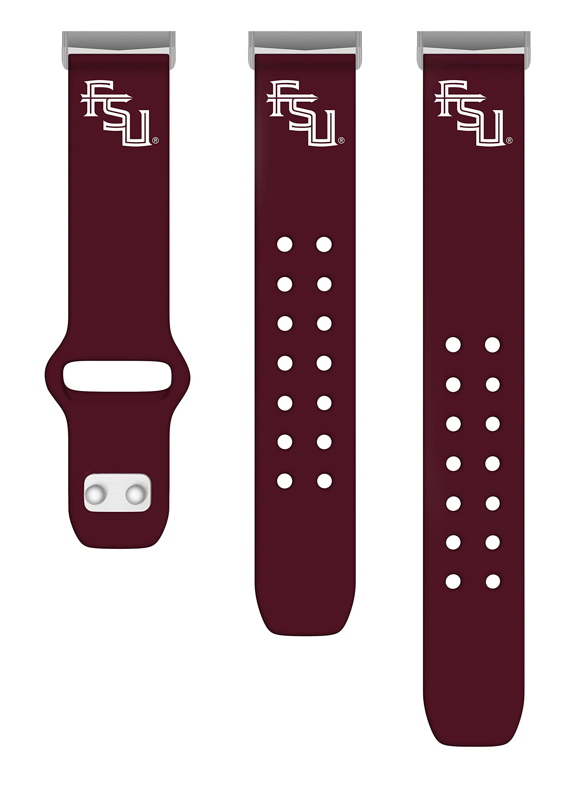 Affinity Bands Florida State Seminoles Silicone Sport Band compatible with Fitbit Versa 3 & Sense 1