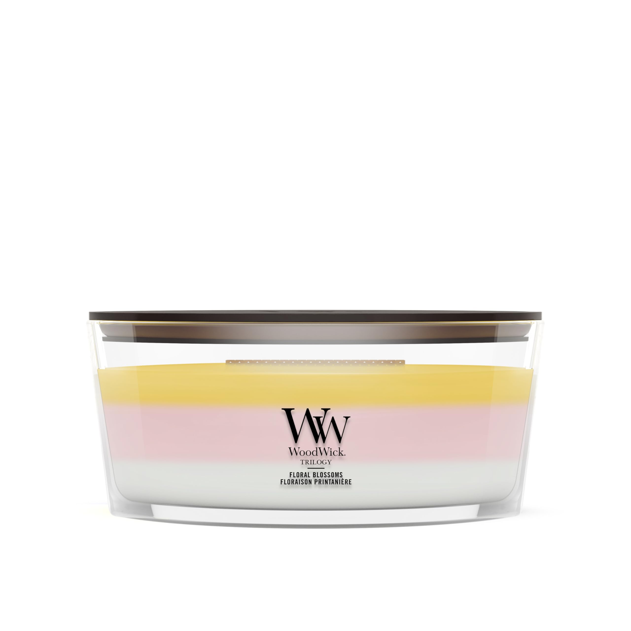 WoodWick Candela profumata | Candela Ellipse | Floral Blossoms | Regali perfetti per donne