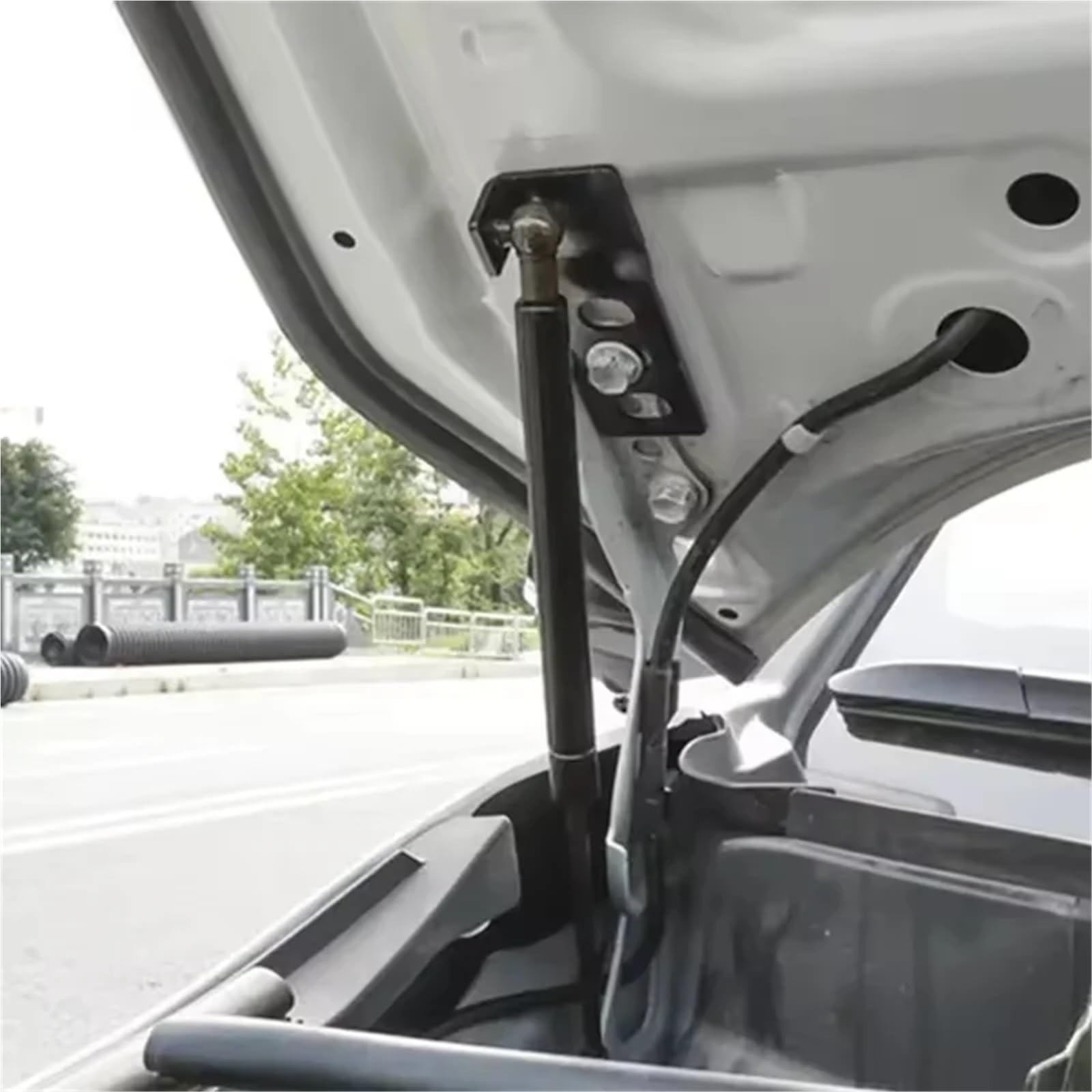 Amortyzator gazowy sprężyna gazowa Pasuje do Toyoty RAV4 2019 2020-2024 2ZESTAW Silnik Maska Przednia Maska Sprężyny gazowe Pręty Amortyzator Podnośnik Podpora Części