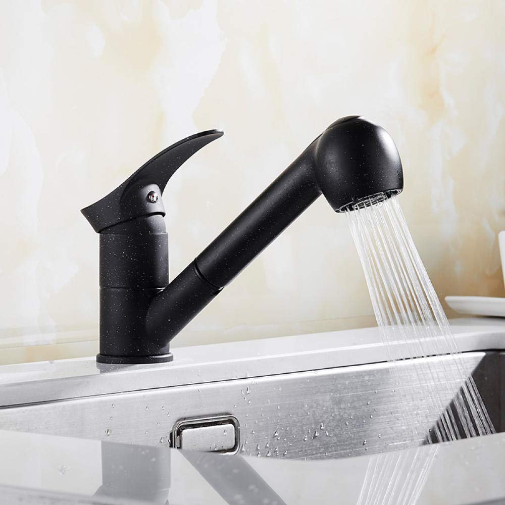 Grifos de Cocina, grifos de Cocina, Grifo de Cocina extraíble Giratorio de 360 Grados, Grifo de Fregadero de Cocina de Ahorro de Agua, Mezclador de grúa de Lavabo Pulido,