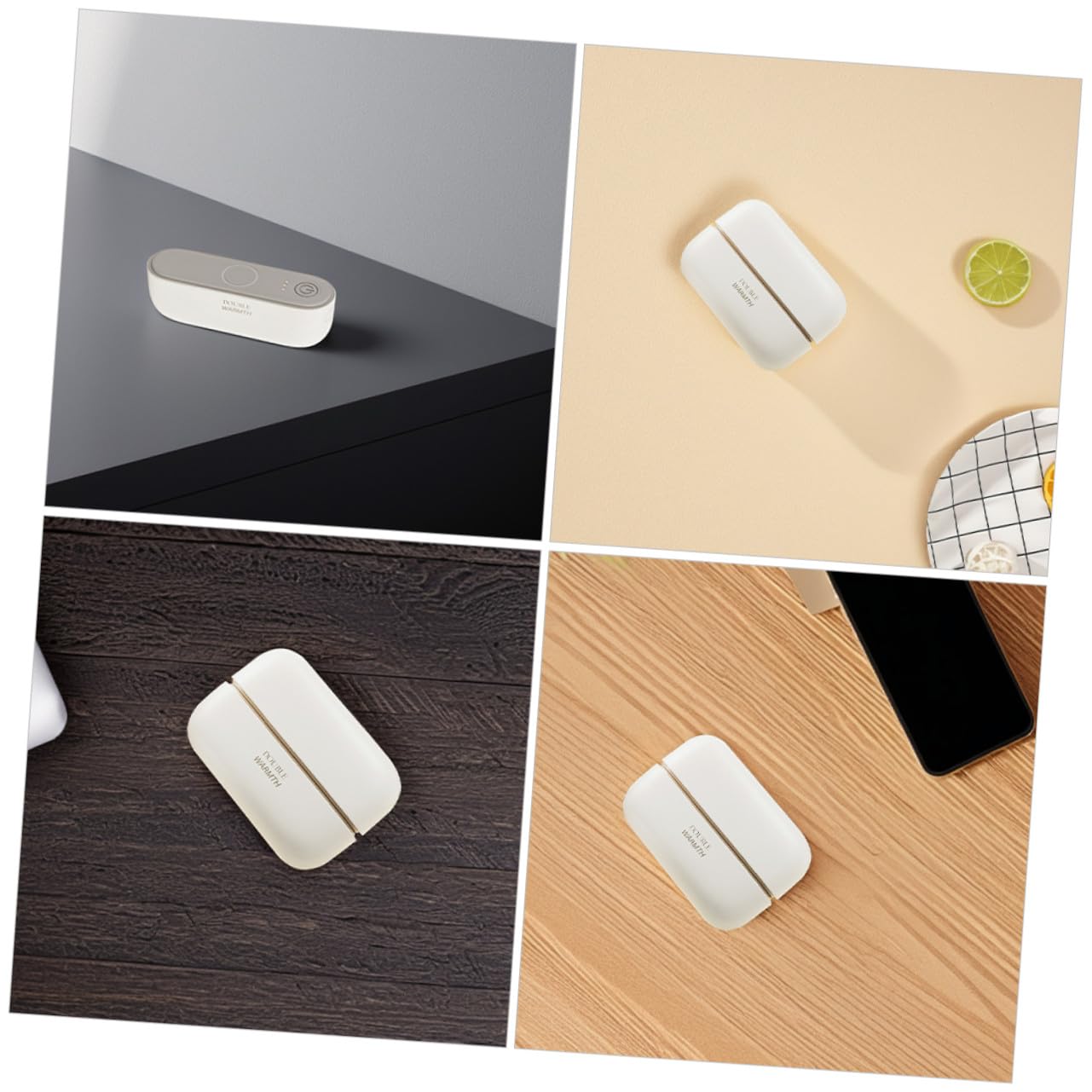 Calentador De Manos Portátil Recargable por USB Mini Calentador De Manos para Viajes Caza y Uso Exterior Cálido y Rápido para Invierno y Bolsillo