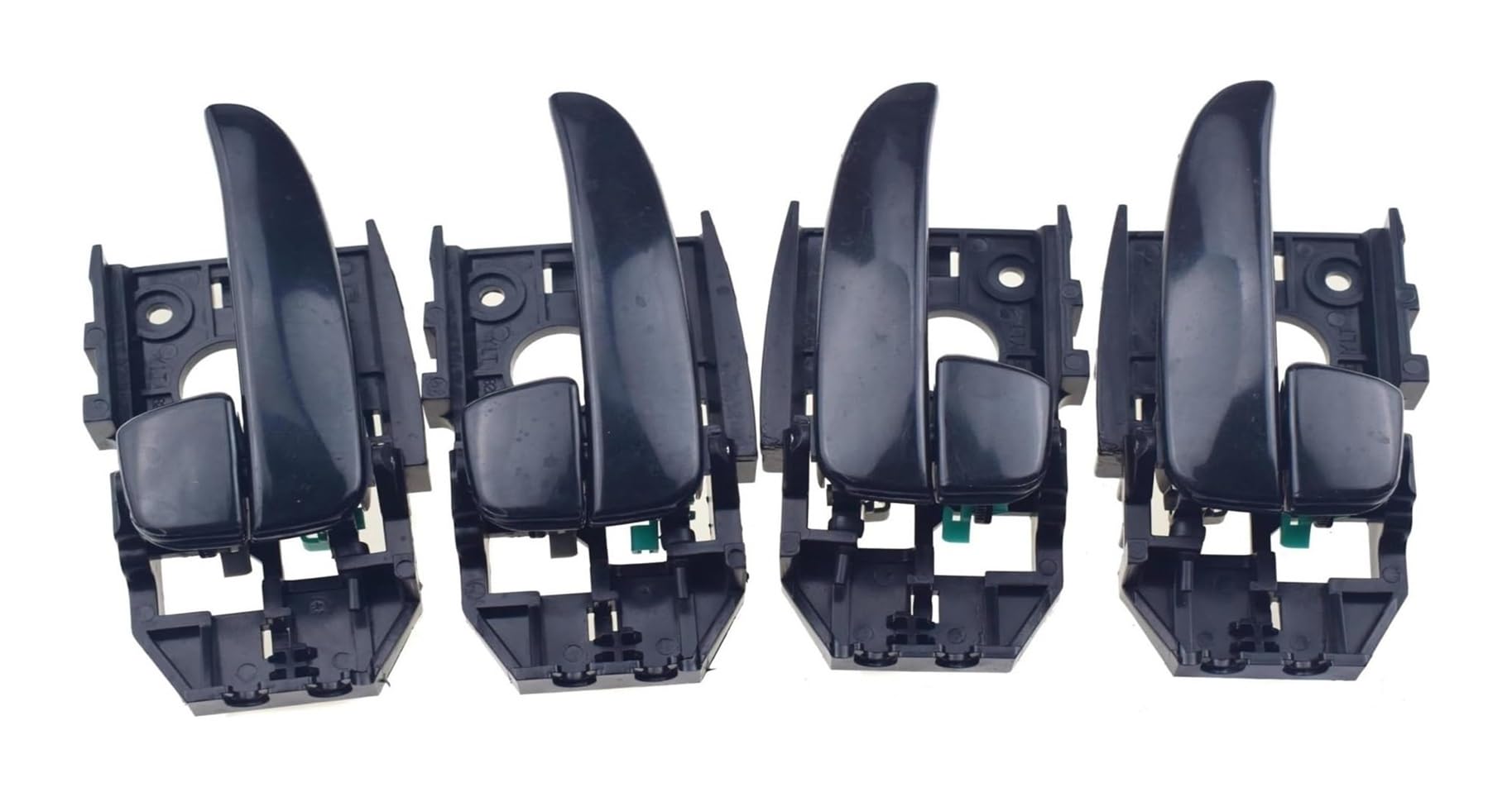 TYTYASS Inner Door Handle for Hyundai for Elantra 2.0L 2001 2002 2003 2004 2005 2006 Black Front Rear Left Driver Right Passenger Interior Door Handle(4 Sides Kit)
