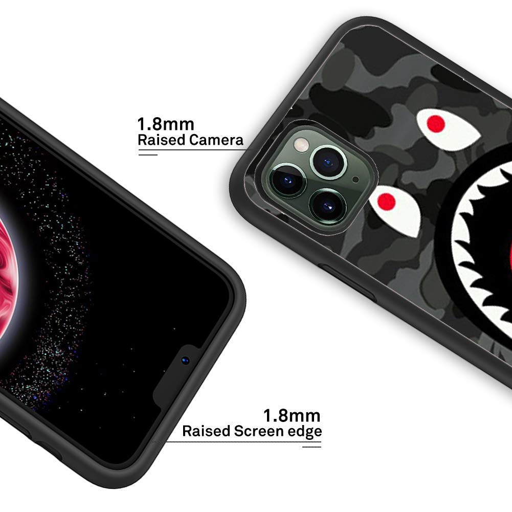 Bape Shark Black Army Patternbape Shark Black Army Pattern Iphone