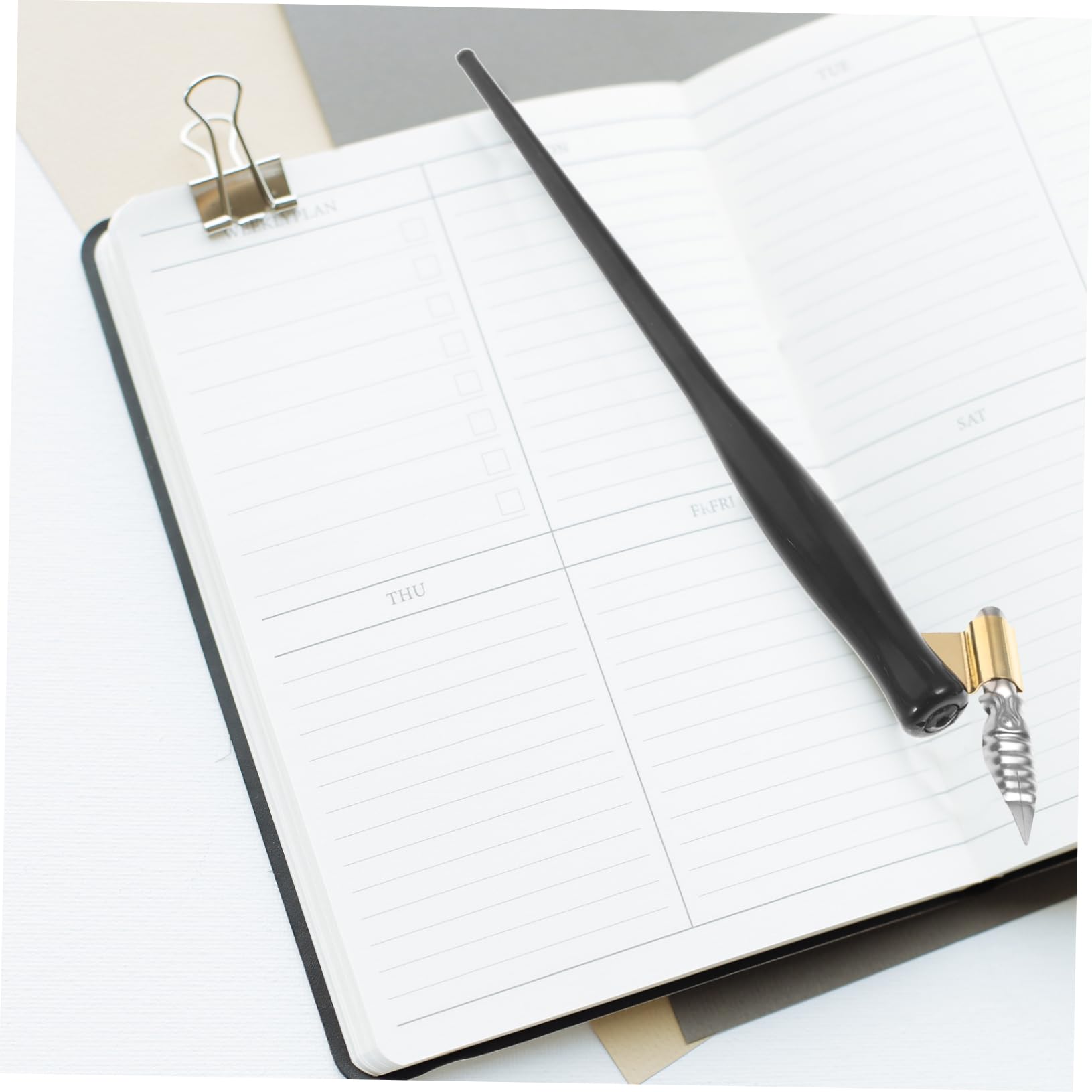 Gadpiparty 5 Sätze Eleganter Kalligraphiestift Verdrehte Stifte Feine Spitze Anfänger Stilvoll Kalligraphie-signierstift Kalligraphie Dip Stift Bequemer Dip-stift Vintage Dip-stift Metall