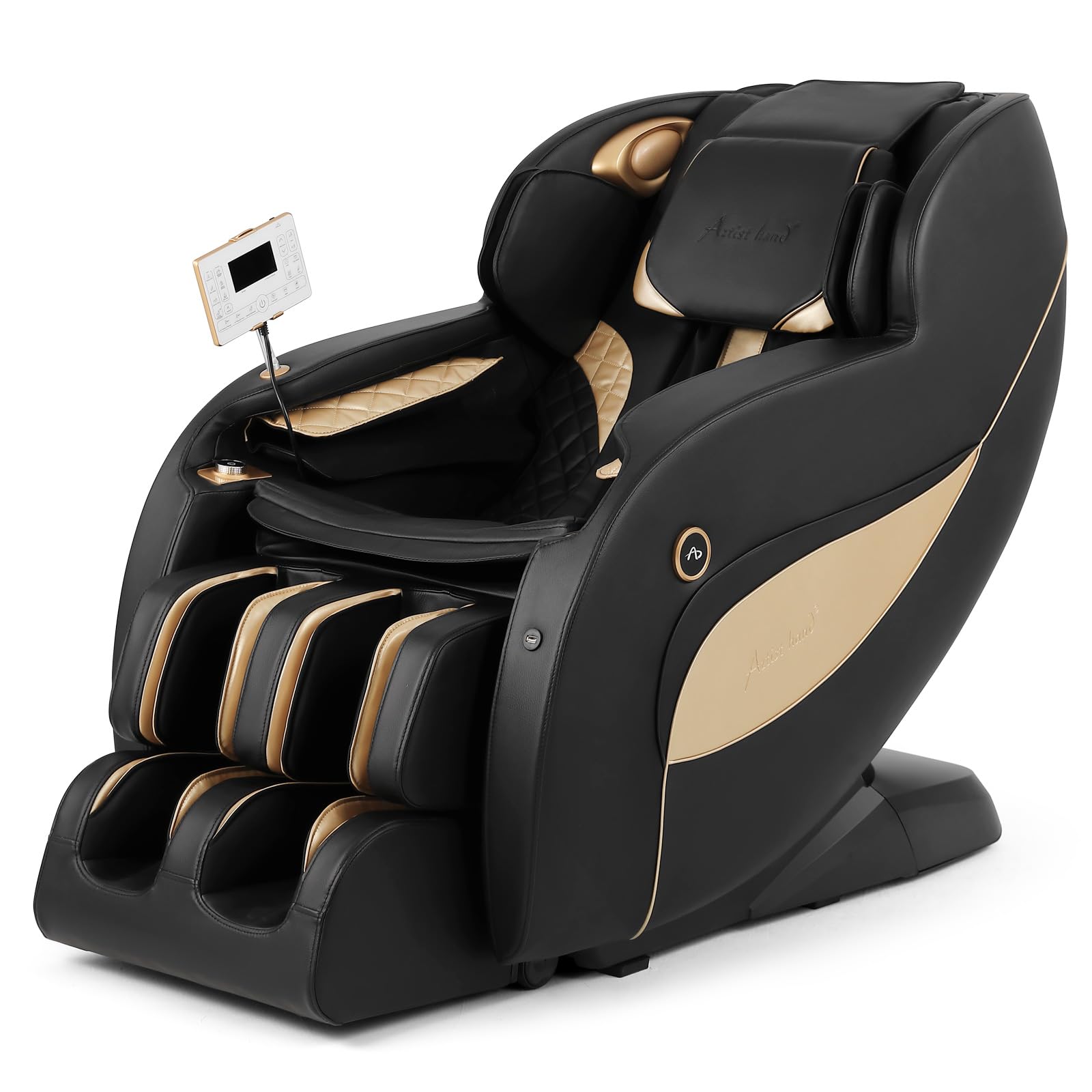 Artist hand Massage Chair Full Body - SL Track Zero Gravity Recliner with 12 Modes, Bluetooth, Body Scan, Foot Roller, Airbags Massage, AI Voice Control