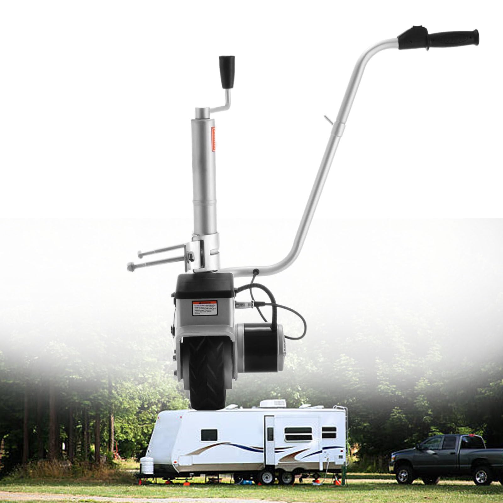 Motor eléctrico de remolque para un fácil transporte de remolques, caravanas y barcos, solución de maniobra sin esfuerzo