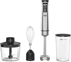 WAP Mixer Elétrico 3 em 1 com Processador, Miniprocessador e Batedor de Clara em Inox Prosdócimo WM1 600W 127V