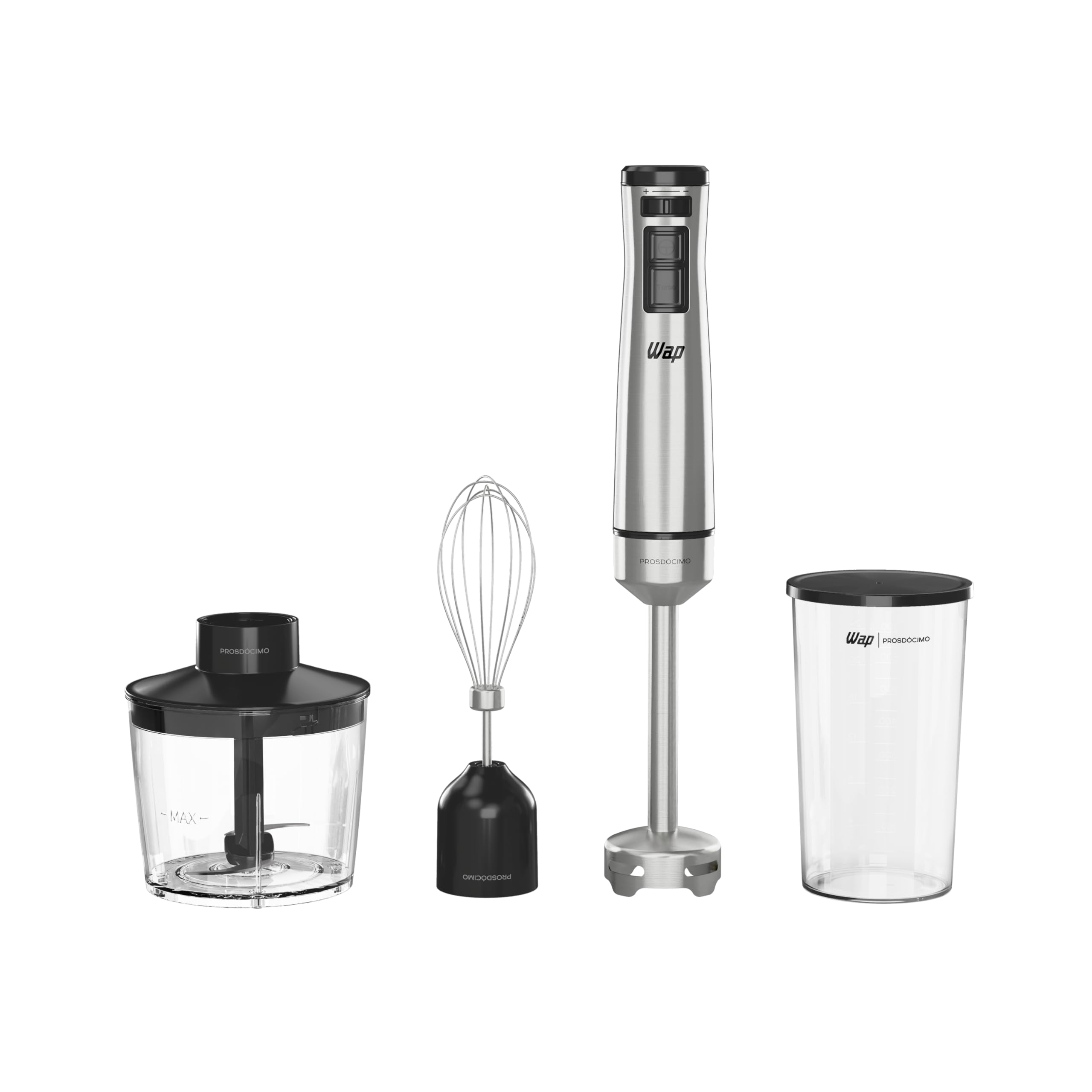WAP Mixer Elétrico 3 em 1 com Processador, Miniprocessador e