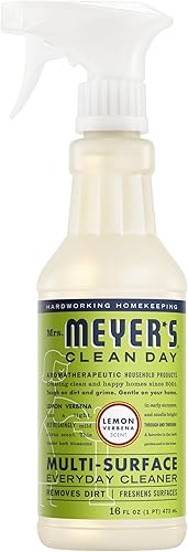 MRS. MEYER'S Clean Day - Spray limpiador multiusos, limón verbena, 16 onzas líquidas