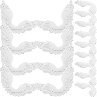 COHEALI 72 Peças Asas De Anjo De Plástico Asas De Anjo Para Artesanato Asas De Anjo Decoração DIY Artesanato Asas De Anjo Asas De Anjo Ornamento Grandes Arcos Decorações De Natal DIY Asas