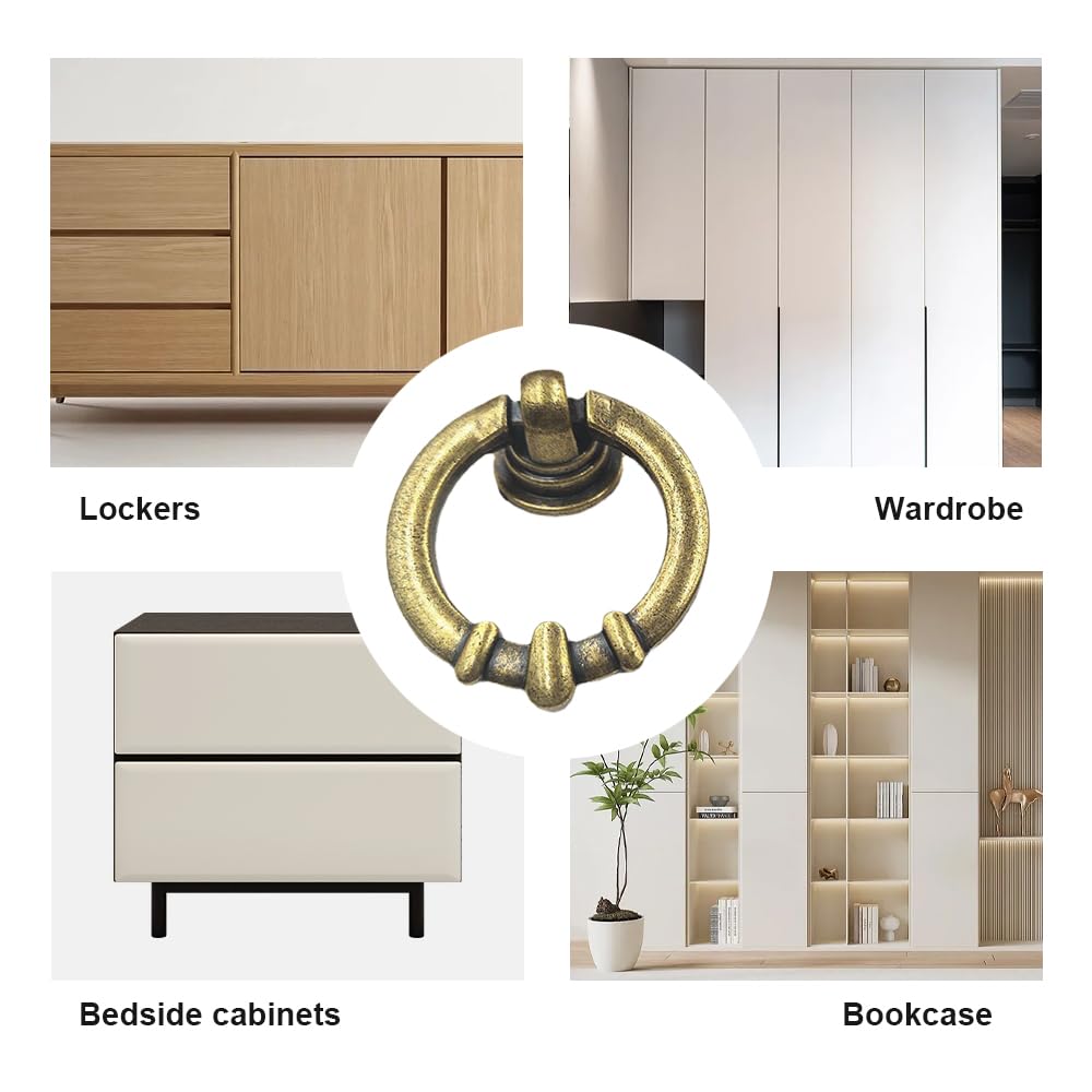 10 Pièces T Poignee De Meuble Vintage,Bouton De Porte De Placard Retro Avec Armoires A Vispour Portes Darmoire Commode Cuisine Buffetnoir 90520571