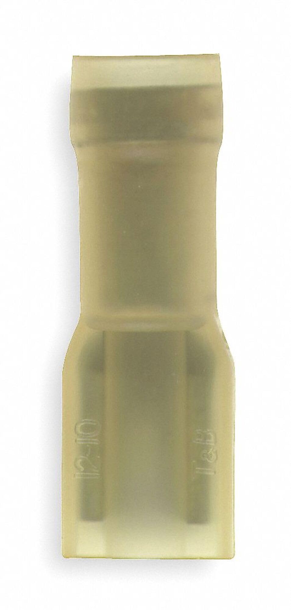 Stakon 10RC-2577 Female Disconnect, Fully Nylon Insulated, 1.04-Inch Length by 0.38-Inch Width, Yellow, 50-Pack