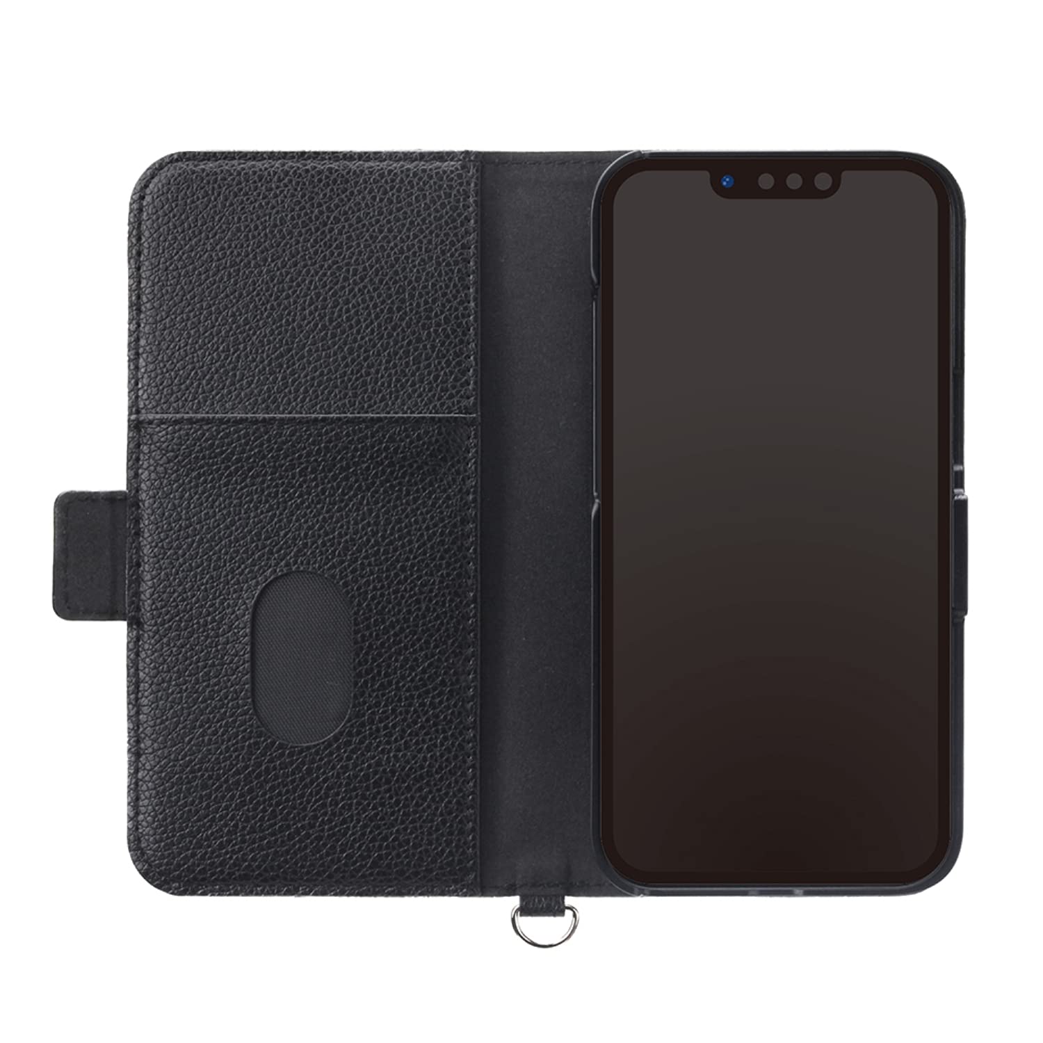 プレミアムスタイル PGA PG-DFP21N01MKY フリップカバー Disney ミッキーマウス〔iPhone 13 Pro用〕