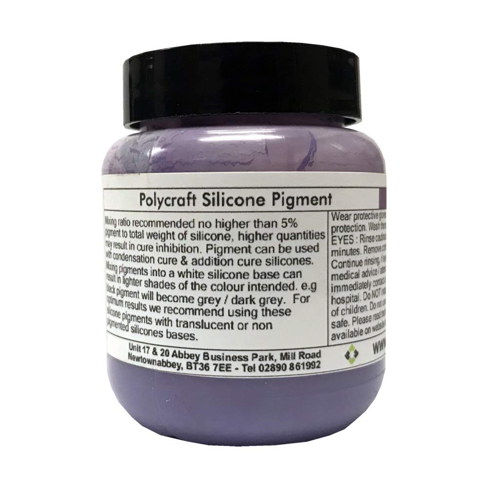Polycraft Silicone Pigment - Lilac - 500g (Compatible with RTV Silicone Mould Making Rubber)