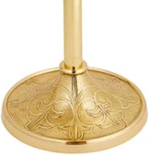 Miniatura 4 de Candelabro grande de latón macizo portavelas de altar de iglesia 398in