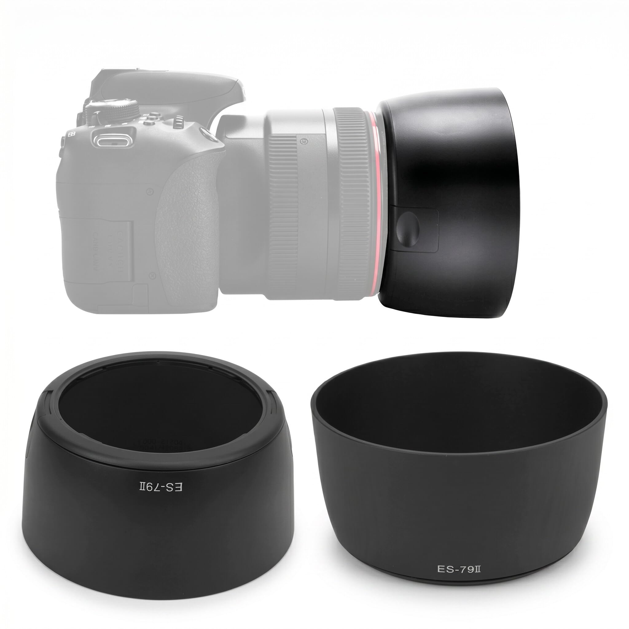 Topiky Replacement Lens Hood for EF 85mm f/1.2L USM Cameras, Universal Fit for DSLR Mirrorless Lenses