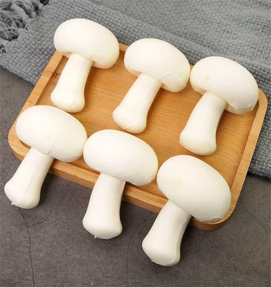 Amazon.co.jp: HOHOUNCSY 食品サンプル 白いきのこ 6個入り本物