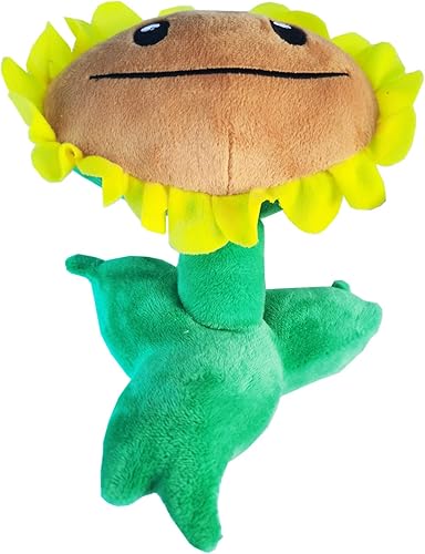 Miniatura 4 de JHESAO Juguetes de peluche de plantas y zombis de girasol de 8 pulgadas, peluches de PVZ, 1 2, muñeca suave de peluche, nuevo