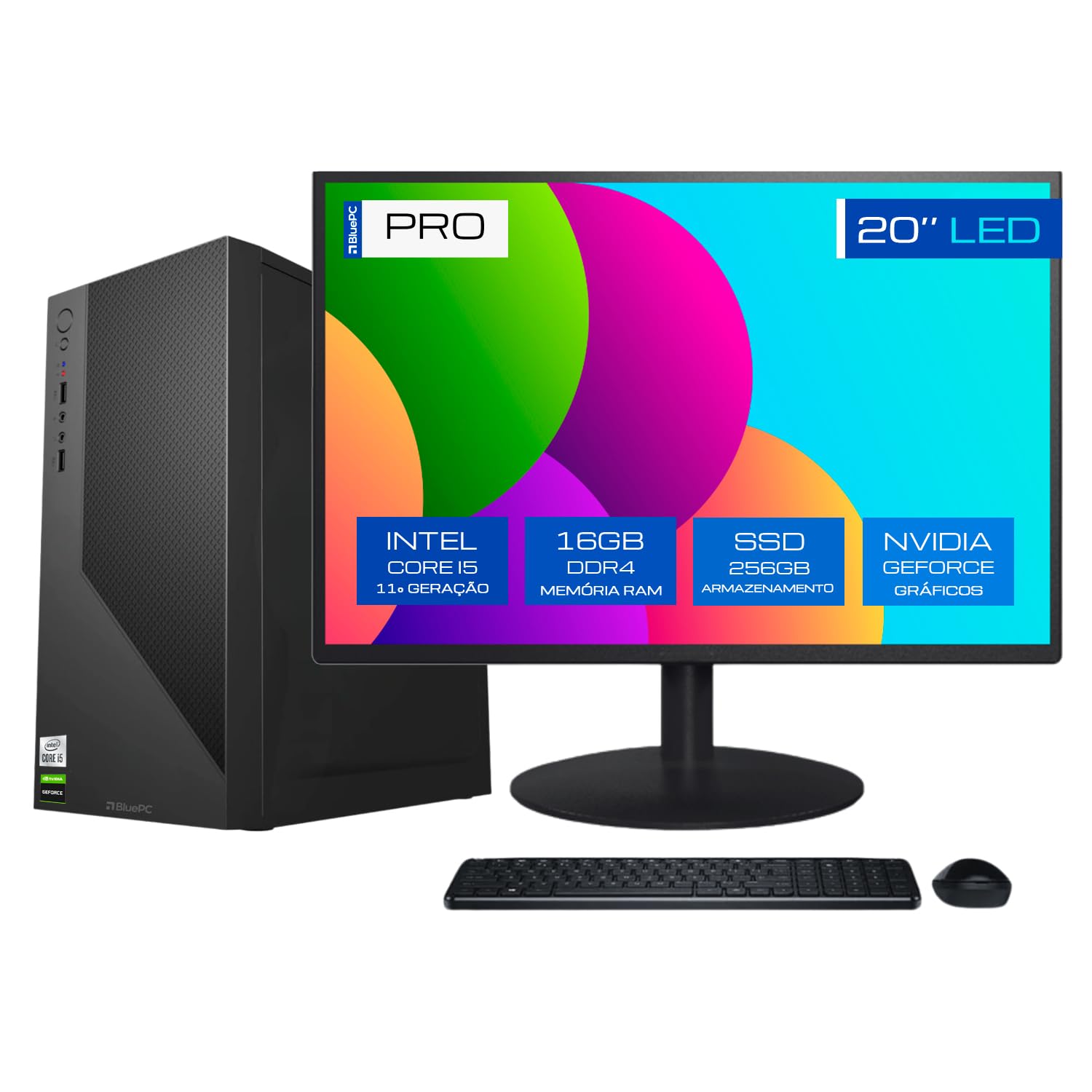 Computador Completo BluePC PRO - Intel Core i5 11400F (11ª Geração