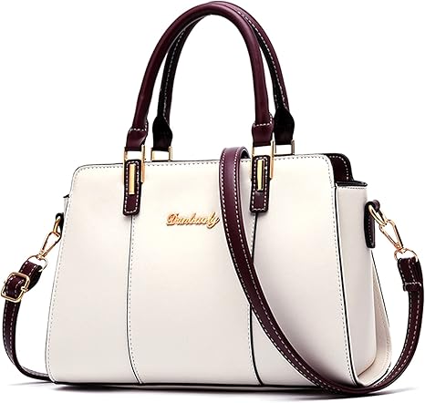 FORRICA Bolsos Mujer Grande Elegante Bolsa Bandolera Cuero PU Bolsas de  Hombro Bolso de Mano para Trabajo Business Diario Blanco : Amazon.com.mx:  Ropa, Zapatos y Accesorios
