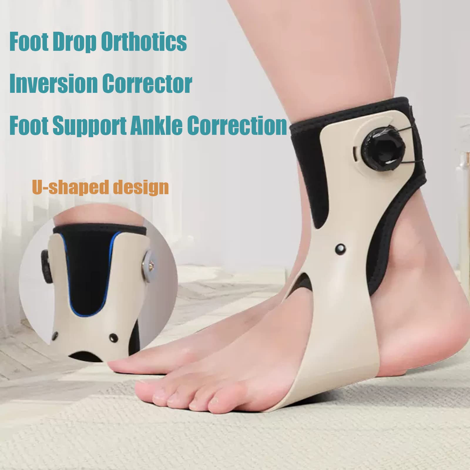 orteza stopy, Ankle Brace Support for Hemiplegia Stroke Shoes Walking(A,L)