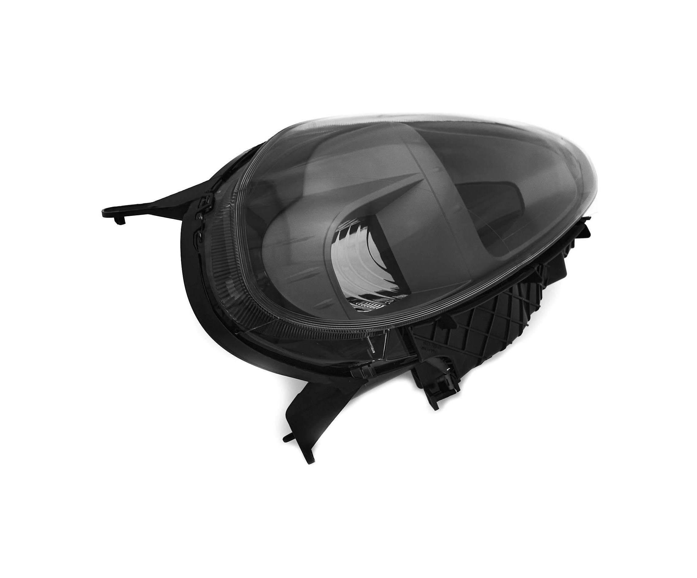 auto Fari anteriori Destra 51937150 compatibile per FIAT PUNTO EVO 2009-2012, elettrico, con motore, grigio, H4, P21W, W21W, ECE