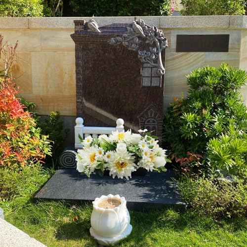Selle de fleurs de cimetière étanche et stable pour composition florale - 5