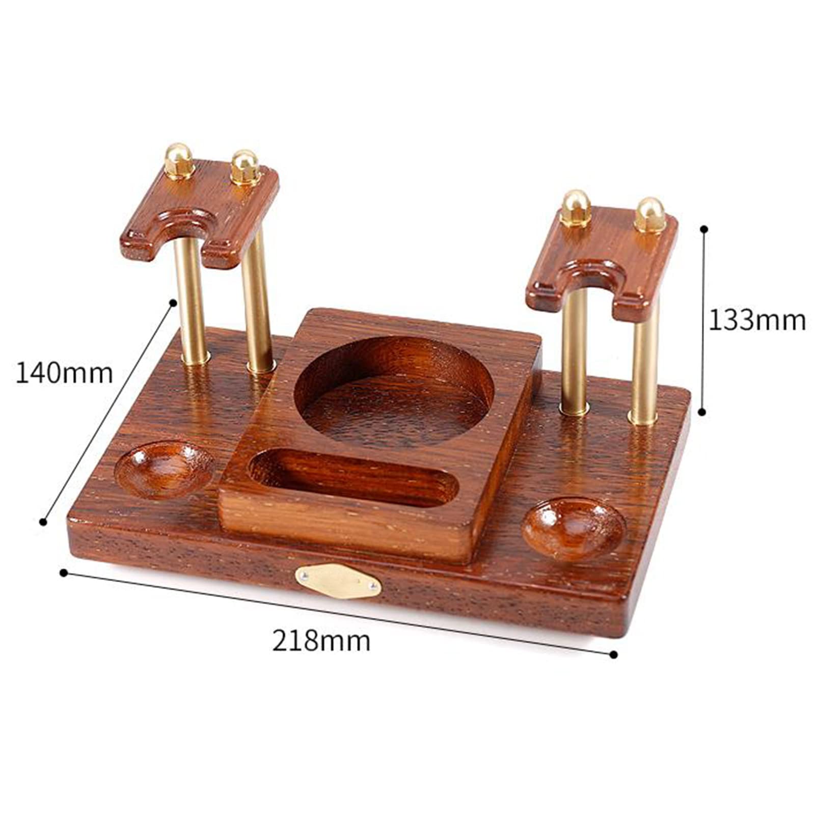 COYEUX Espositore per Pipe per Tabacco in Legno, per 5 Pipe per Tabacco, Decorativo Pratico e Sicuro, Realizzato a Mano