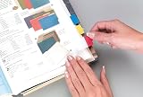 Post-it Index Strong Filing Tabs, Pack of 1 Dispenser, of 66 Tabs,25.4 mm x 38 mm, Yellow, Red, Blue Colors - Extra Strong Sticky Flags for Documents and Information – view 5