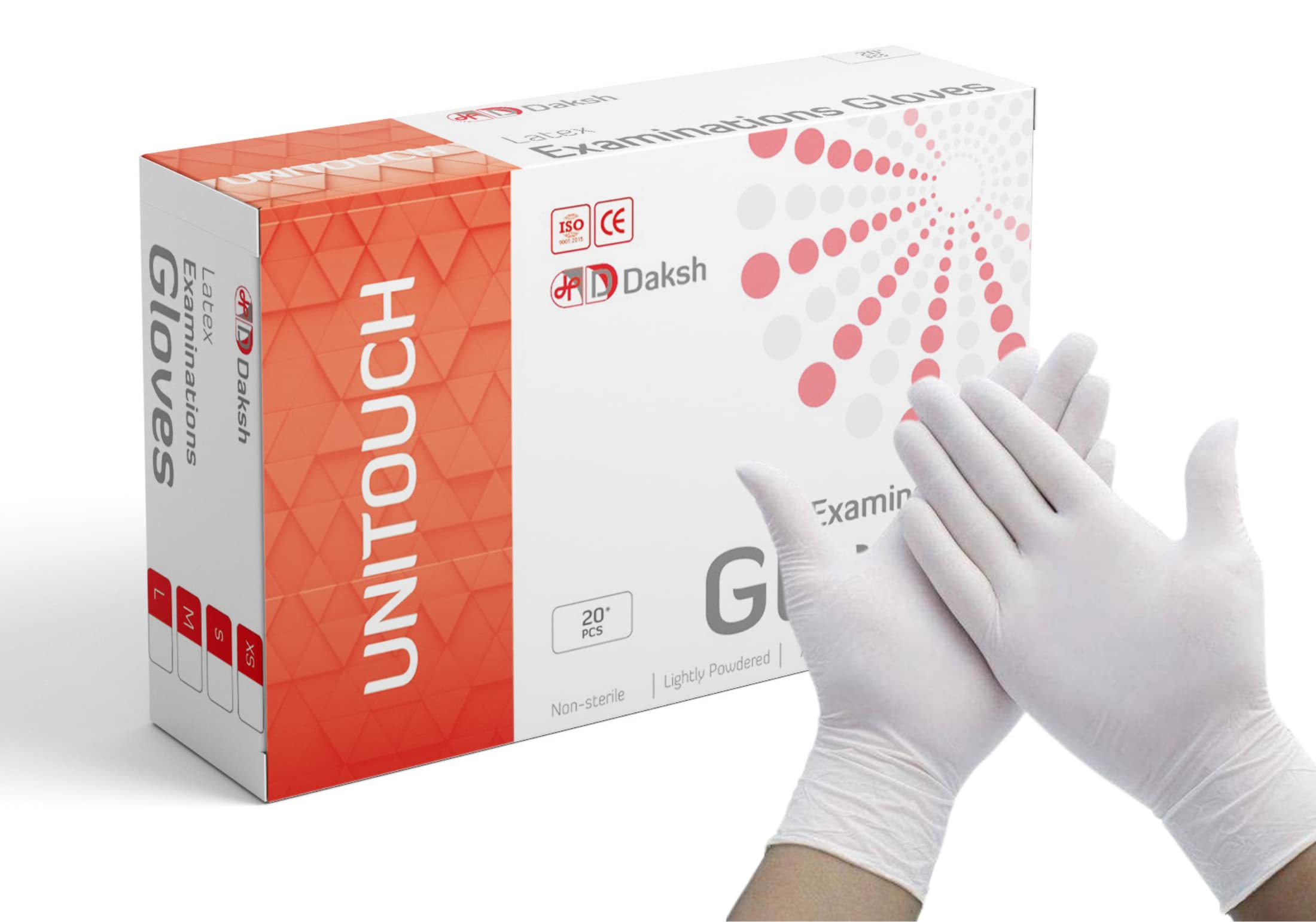 Unitouch Latex Powdered Examination Gloves Pack of 20 Pcs (Medium) (B0B6FQQWJH) Amazon Price History, Amazon Price Tracker