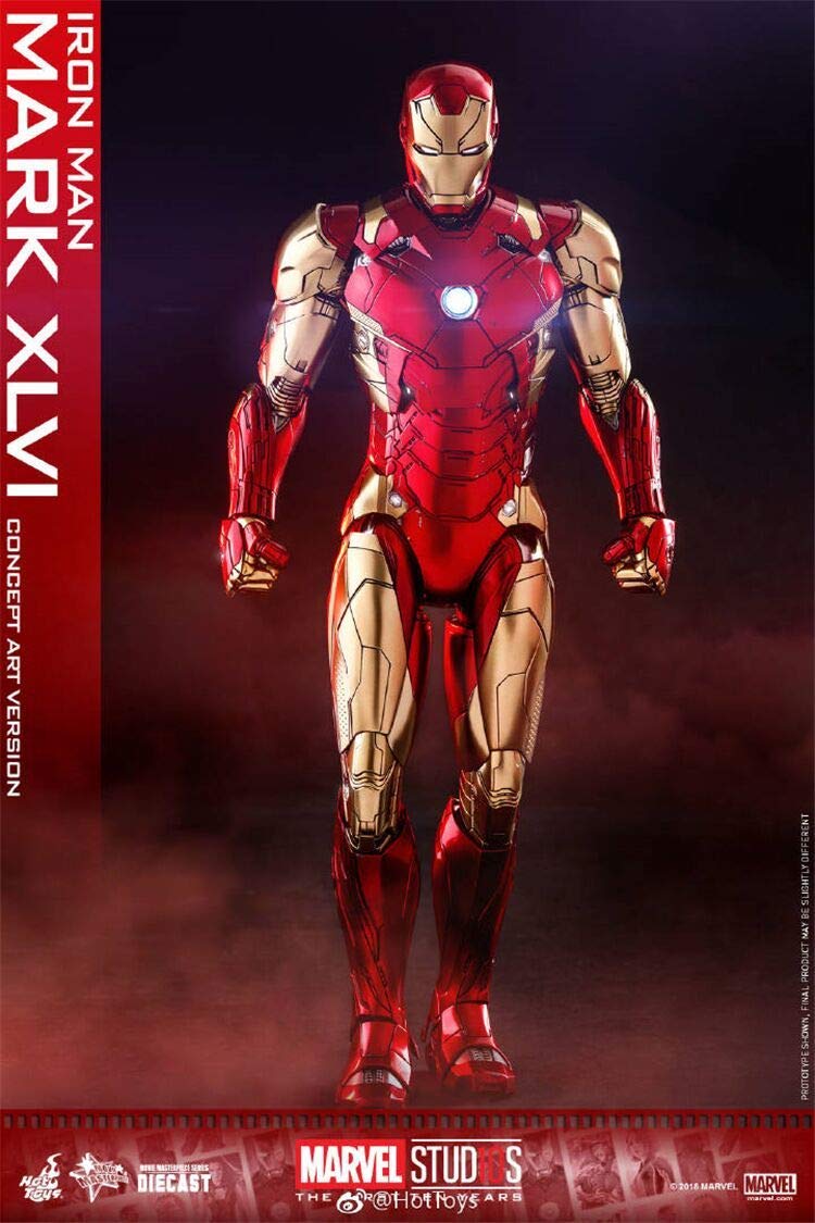 MARVEL - hottoys 1/6 アイアンマン・マーク46 コンセプト・アート版 ムービー・マスターピース DIECAST】『マーベル