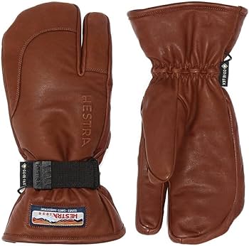 Amazon | HESTRA ヘストラ 33882 3-Finger GTX Full Leather Brown