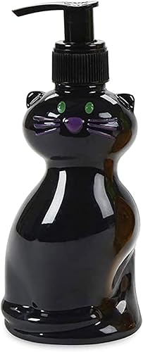 Miniatura 3 de Simple Pleasures Paquete de 3 dispensadores de jabón líquido para manos con aroma a gato, fantasma y calabaza, para otoño y Halloween, novedosos