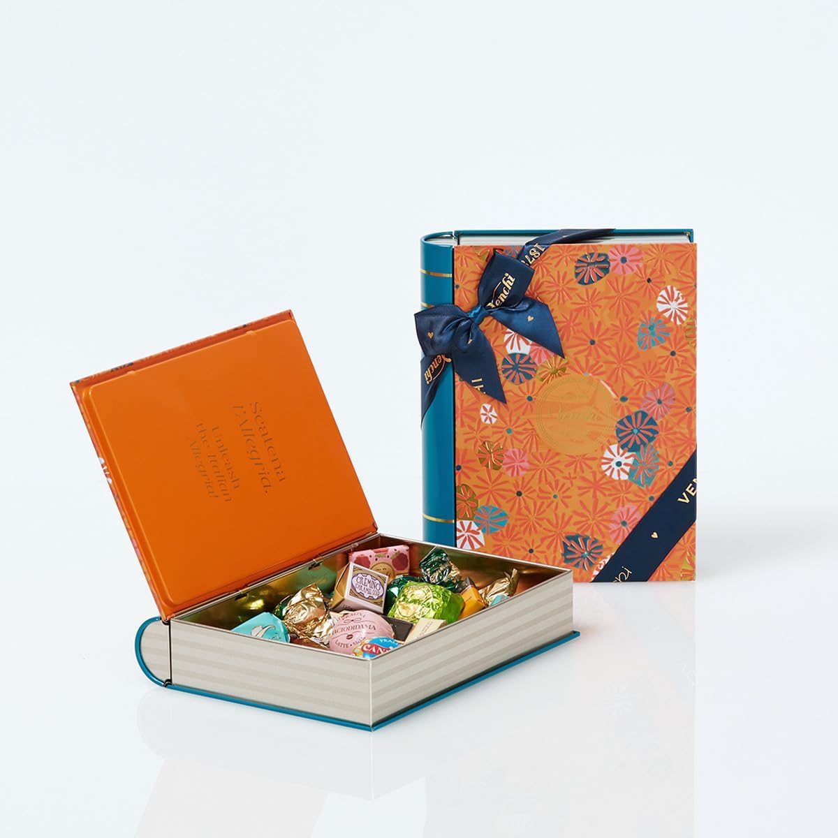 ヴェンキ｜Venchi【公式】ムリーニ フラワー マキシブック缶 19種類27