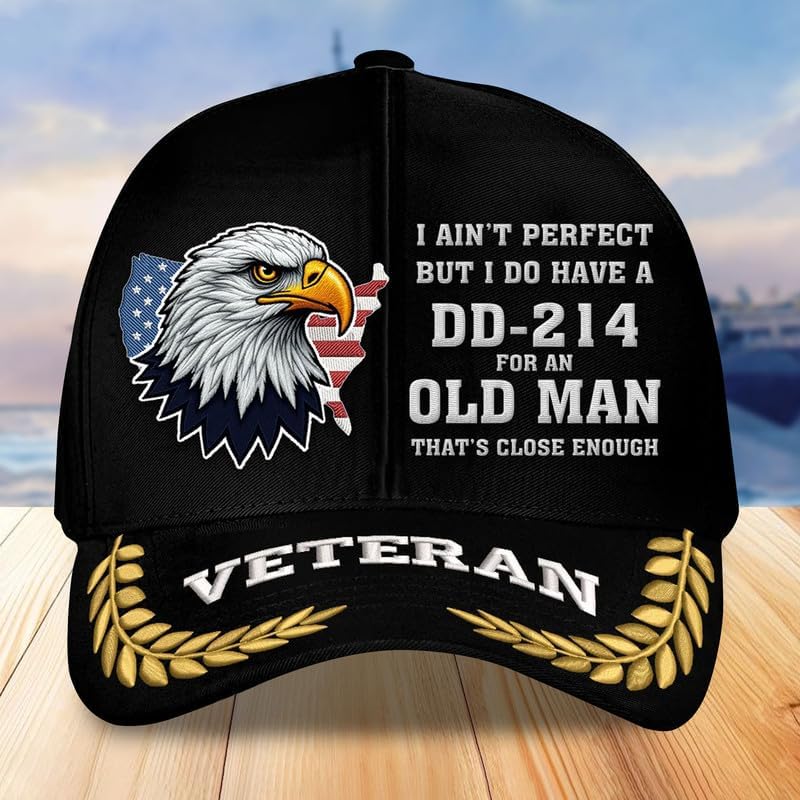 Embroidered I Do Have DD-214 Veterans Day Hat, Veteran Hats for Men, Military Caps for Men, Veteran Day Gifts