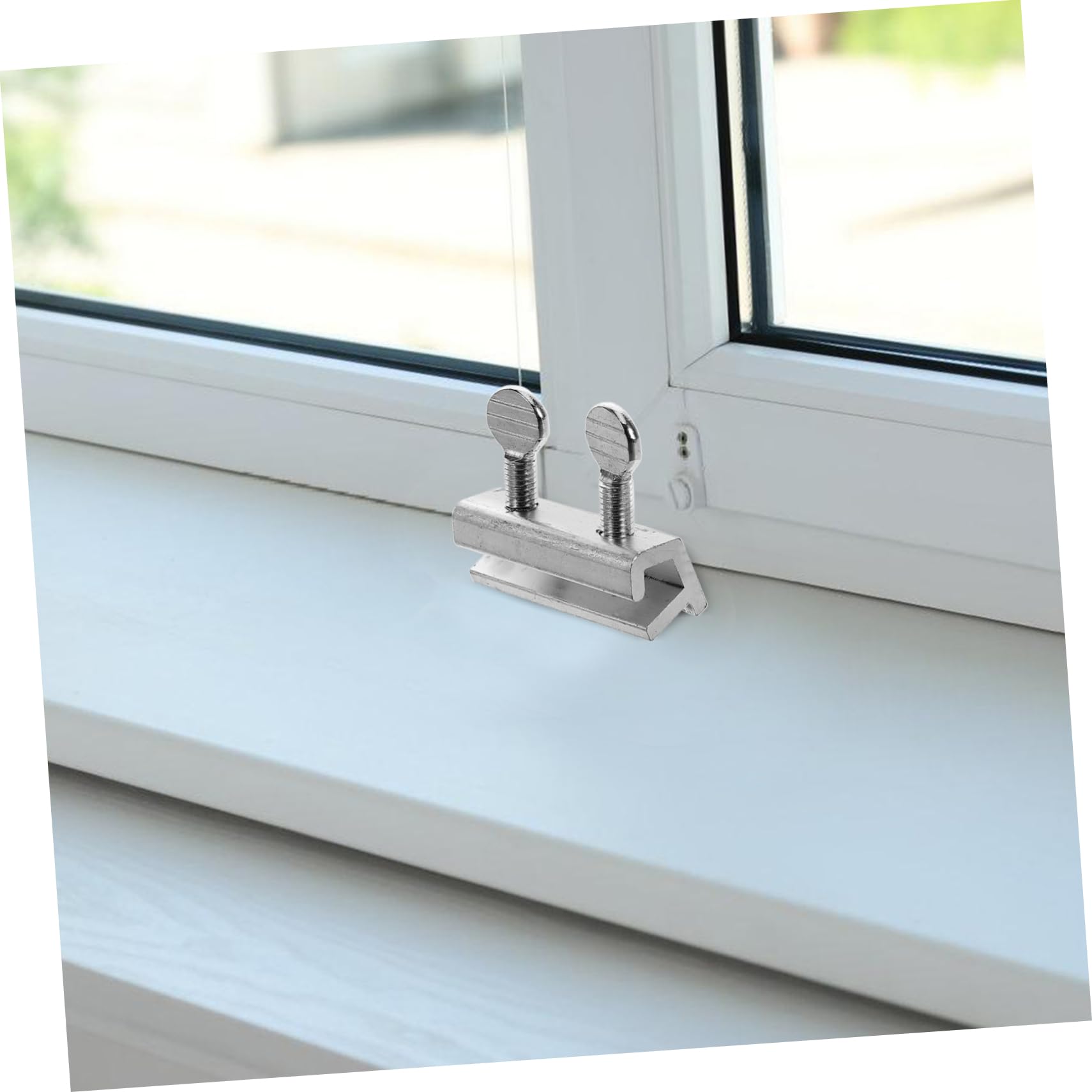 SHINEOFI 12 Stück Schiebefenstersicherungen Verstellbare Fensterverriegelungen für Kindersicherheit Wohnung und Büro Robuste Sicherheitslösungen für Türen