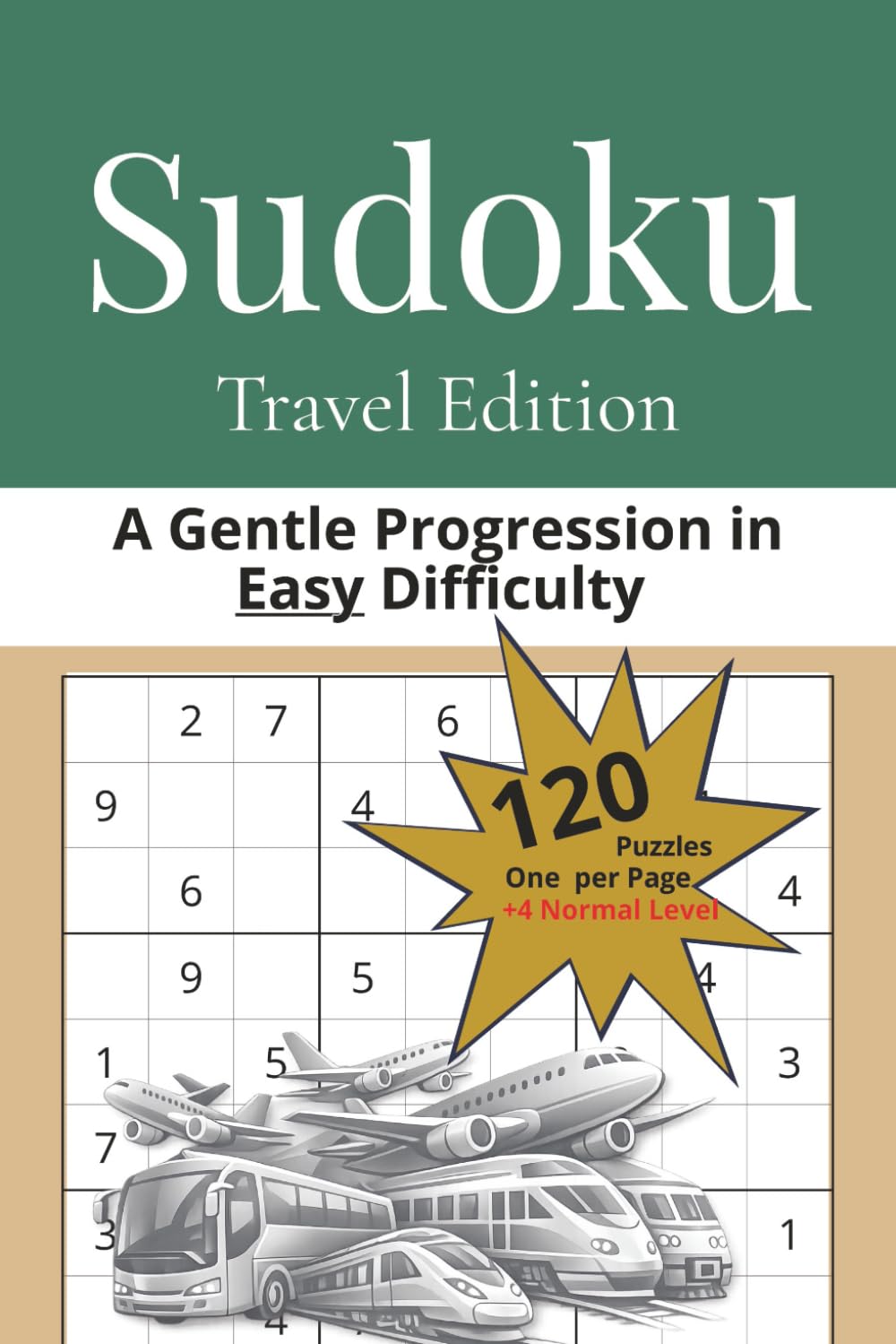 Sudoku Travel Edition: A Gentle Progression in Easy Difficulty (Waypoint Creation Puzzles)