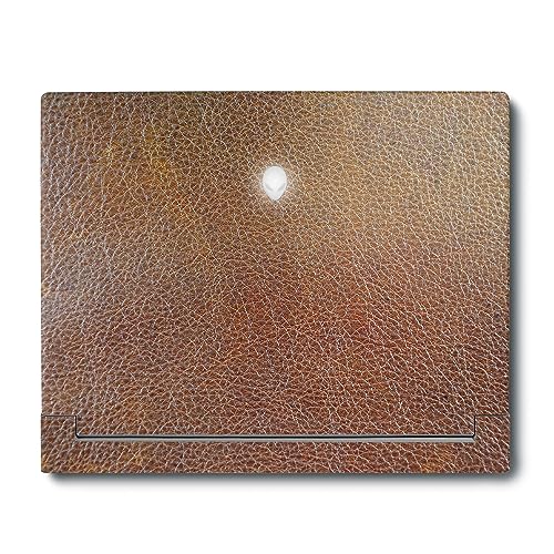 Image of MightySkins Skin Compatible with Alienware X16 R1 (2023) Full Wrap Kit - Brown Pleather | Protective, Durable, and Unique Vinyl Decal wrap Cover | Easy to Apply & Change Styles | Made in The USA