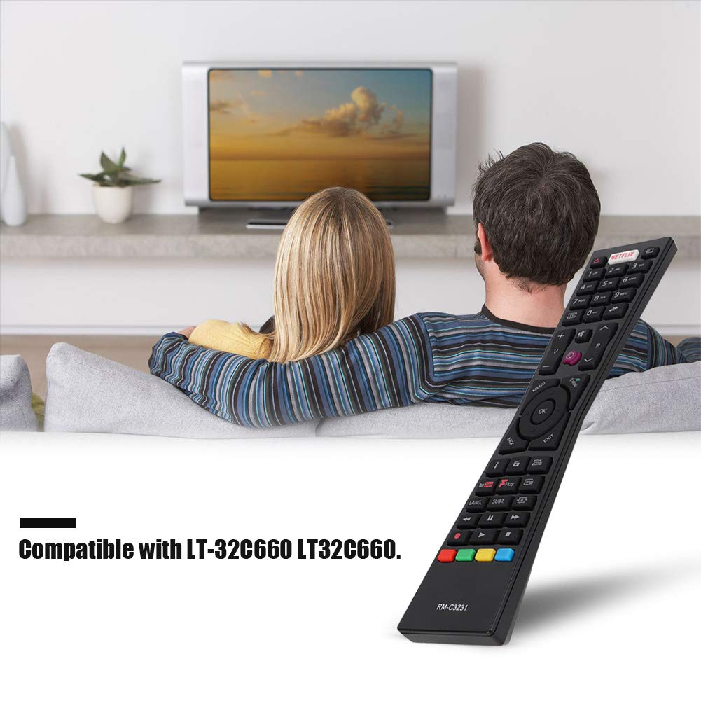 RM-C3337 Fernbedienung Für JVC 4K UHD TVs – Ersatz Mit PrimeVideo, Netflix & YouTube Tasten