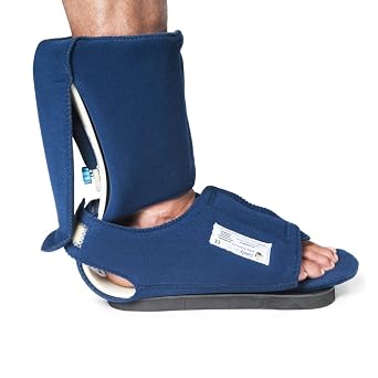 Comfy Ambulating Boot with headliner cover no fleece, Adult, Dark Blue