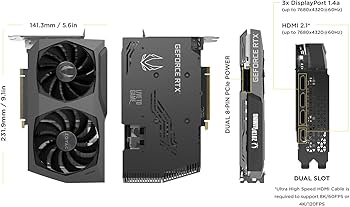 Amazon | ZOTAC GAMING GeForce RTX 3070 Twin Edge OC 8GB GDDR6 256